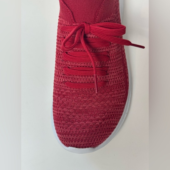 Red Skechers Air Cooling Memory Foam Slip Ons - Size 8 - Picture 4 of 12